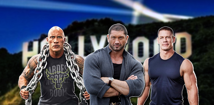 Batista، Cena & The Rock: ریسلنگ لیجنڈز جو ایک ساتھ ہولی وڈ کی تاریخ رقم کر سکتے تھے۔