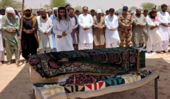 ADC Hidaitullah Buledi مہلک حملے کے بعد آرام کرنے کے لئے بچھا ہوا