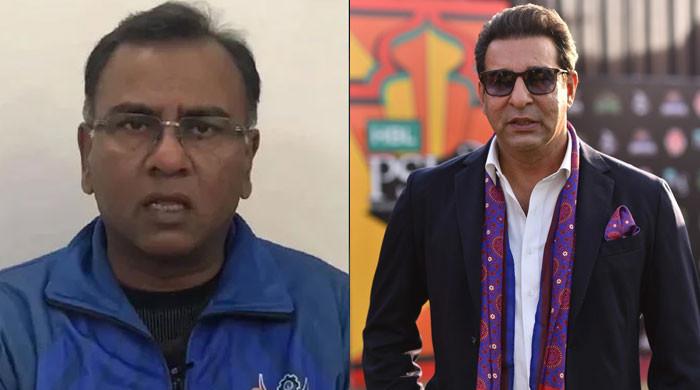 انڈو پاک تناؤ کے دوران دیر سے حمایت کے لئے باسٹ علی باشس وسیم اکرم
