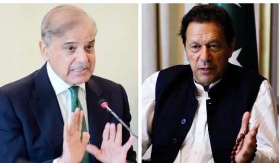 عمران خان نے وزیر اعظم شہباز شریف کی بات چیت کے لئے پیش کش کو قبول کیا