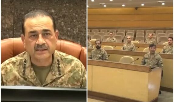 فوج کے سب سے اوپر پیتل نے ‘بیرونی سرپرستی والے دہشت گردوں’ کو قومی امن کو تباہ کرنے سے روکنے کے لئے کہا ہے: آئی ایس پی آر