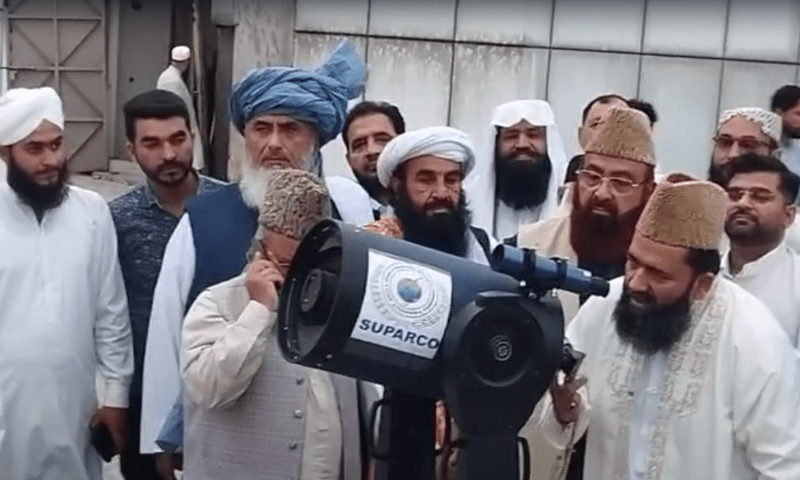 پاکستان 7 جون کو عید الاذہ منانے کے لئے جب زیلھاج مون نظر نہیں آیا